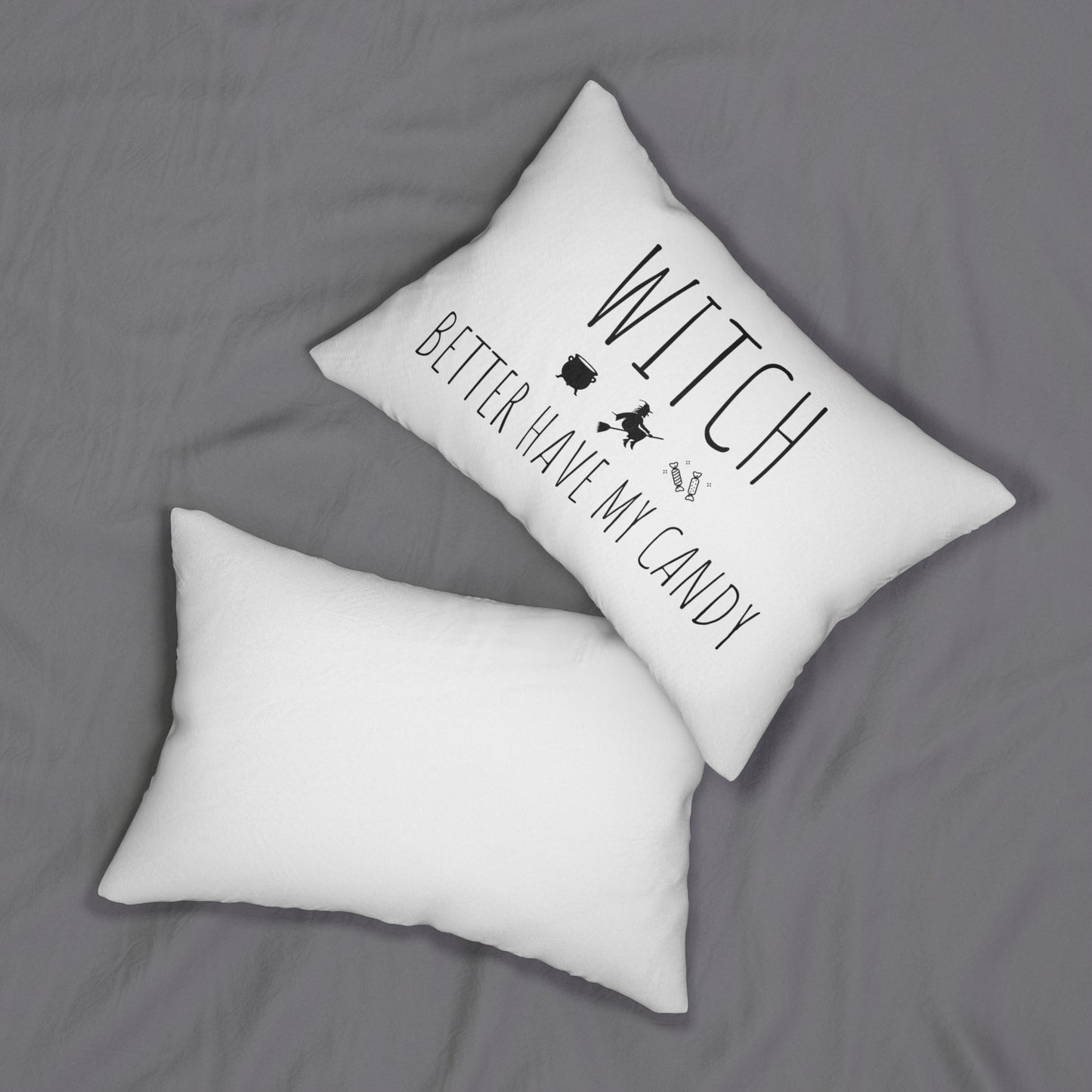 Witch Better Have My Candy (Halloween) Spun Polyester Lumbar Pillow - CRAV Company
