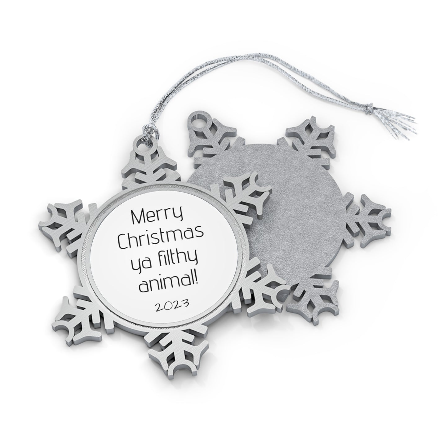 Pewter Snowflake Ornament - CRAV Company