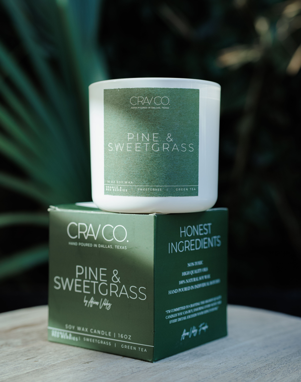 Pine & Sweetgrass Candle