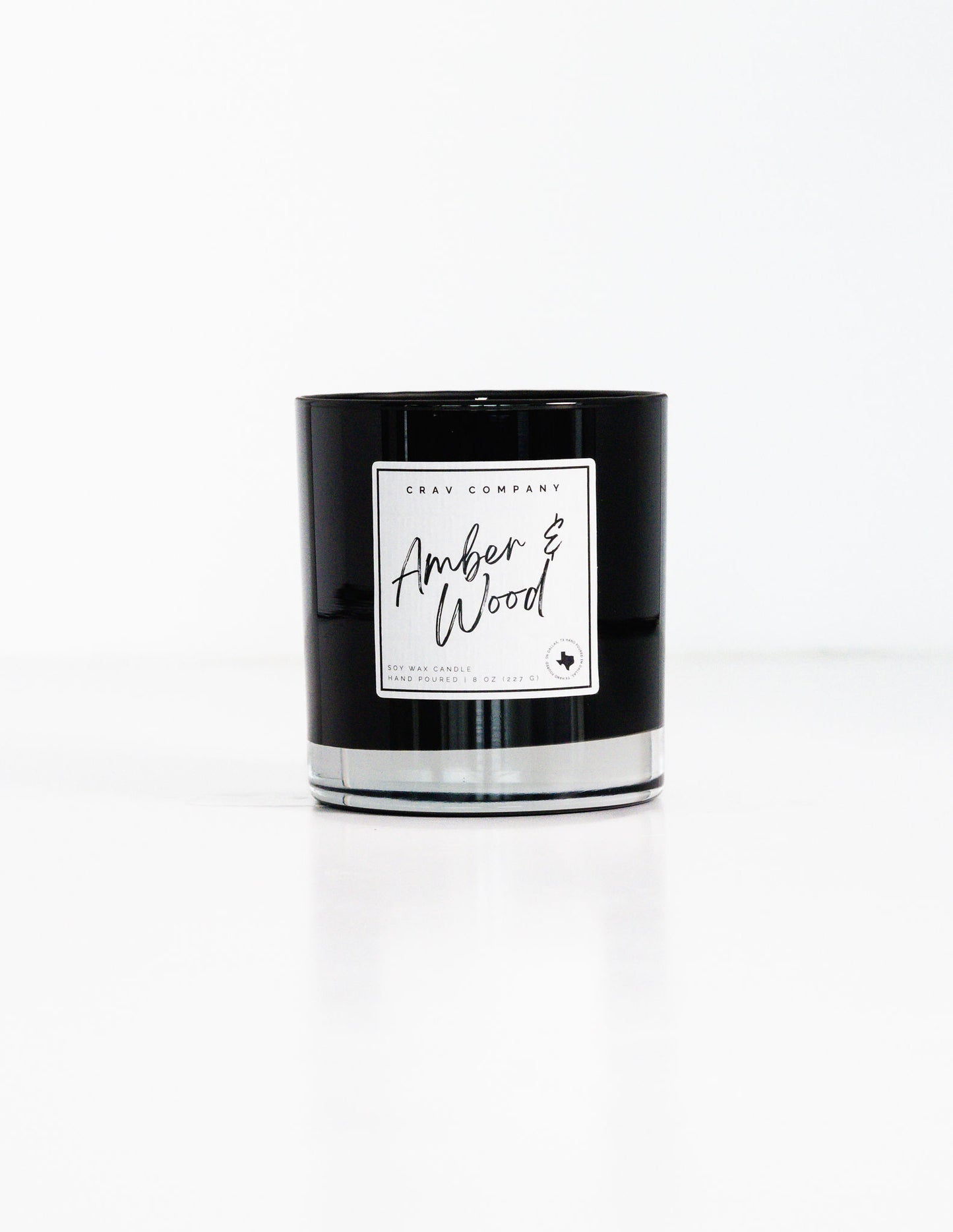 Amber & Wood Candle - CRAV Company