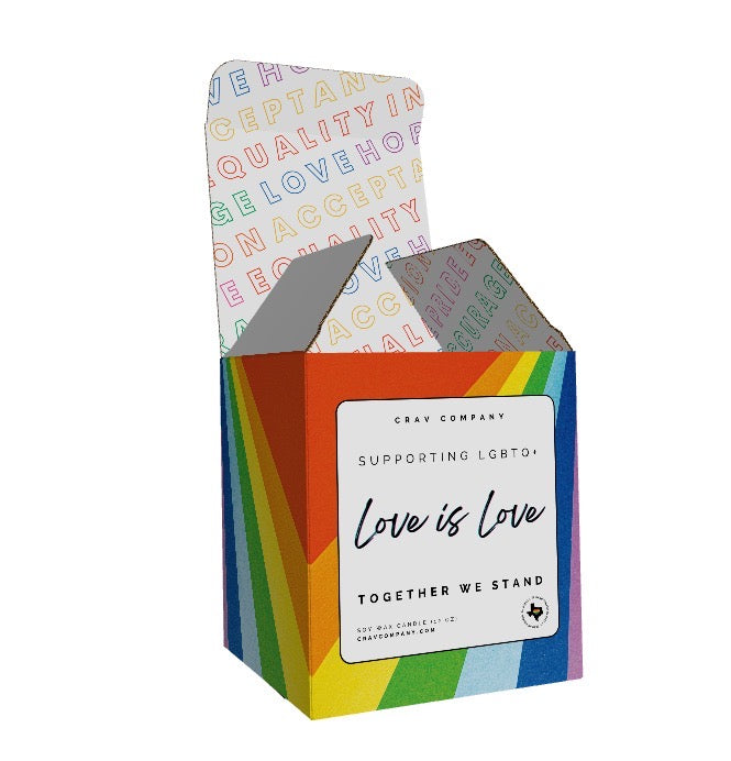 Love is Love - Pride Candle - CRAV Company