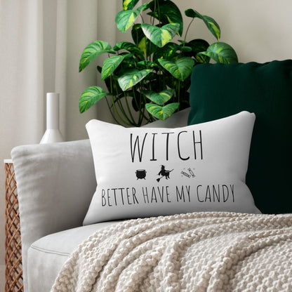 Witch Better Have My Candy (Halloween) Spun Polyester Lumbar Pillow - CRAV Company
