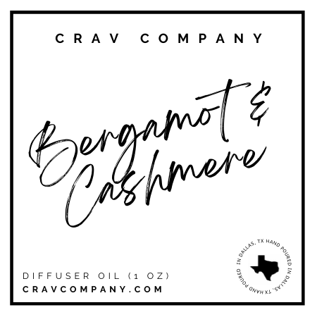 Bergamot & Cashmere Diffuser Oil - CRAV Company