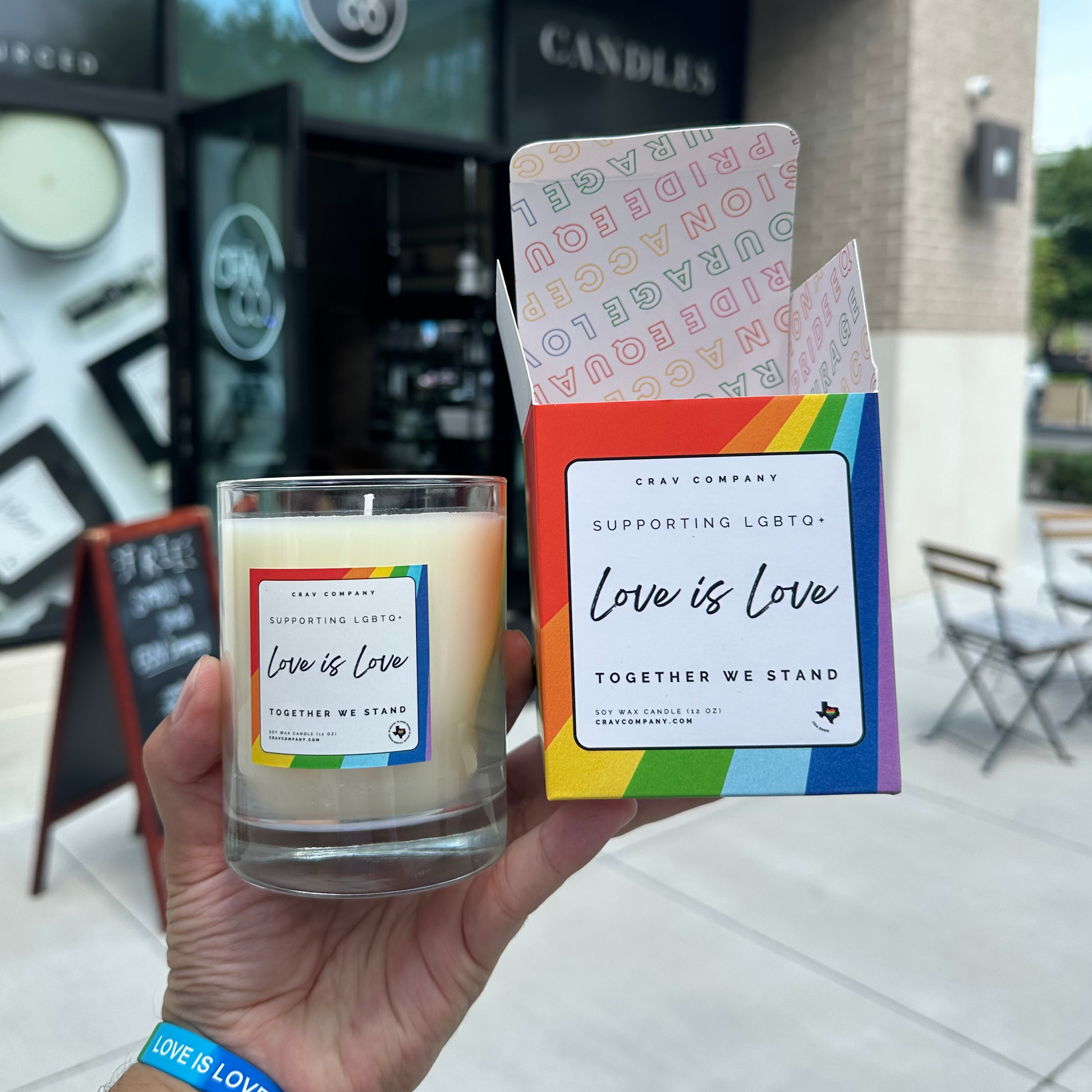 Love is Love - Pride Candle - CRAV Company