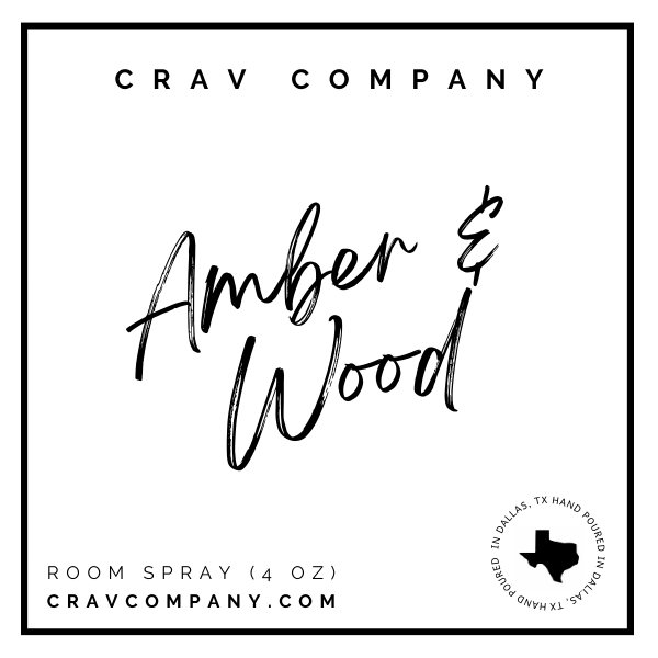 Amber & Wood Room Spray - CRAV Company