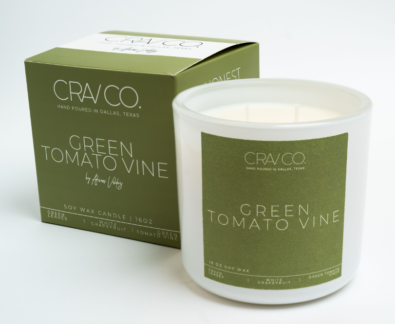 Green Tomato Vine Candle