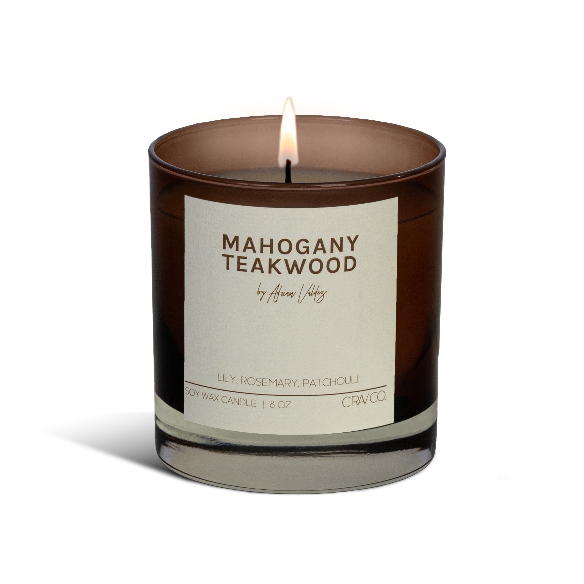 Mahogany Teakwood Candle