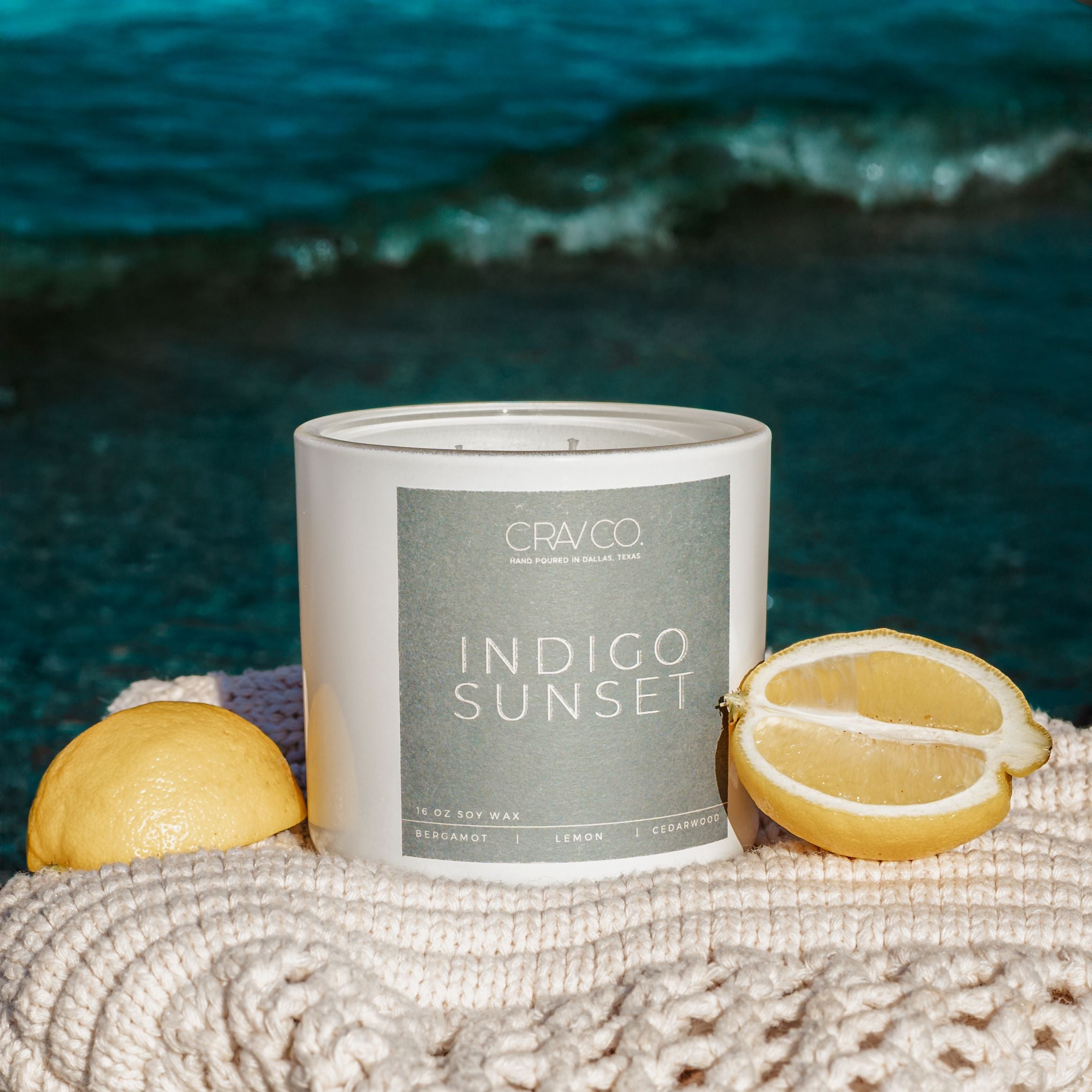 Indigo Sunset Candle