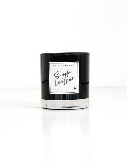 Suede Leather Candle - CRAV Company