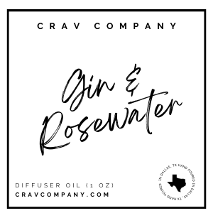 Gin & Rosewater Diffuser Oil - CRAV Company