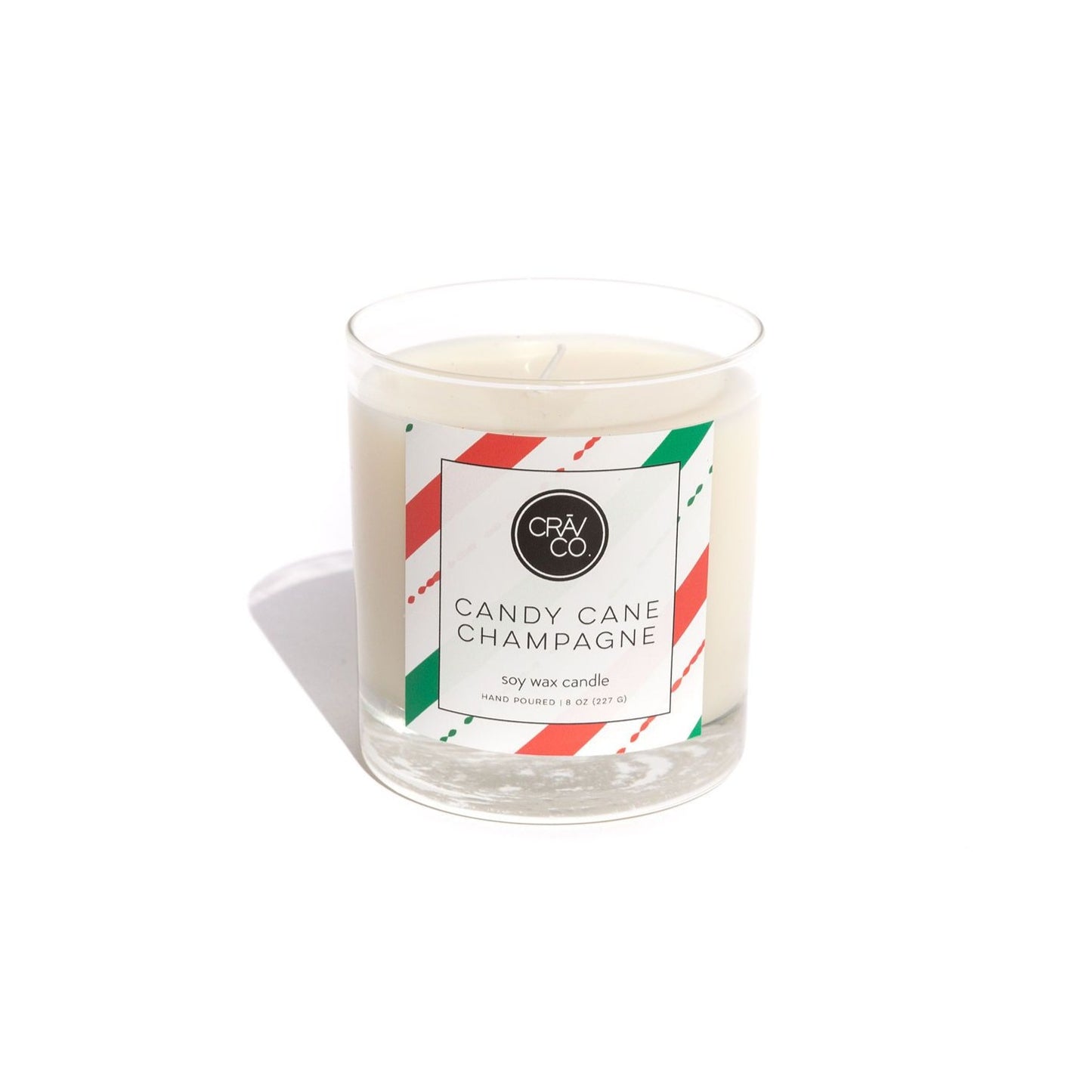 Candy Cane Champagne Candle - CRAV Company
