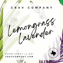 Lemongrass Lavender Room Spray - CRAV Company