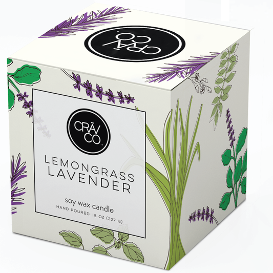 Lemongrass Lavender Candle - CRAV Company
